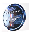 Tablica metalowa Ford Mustang Blue 30 cm