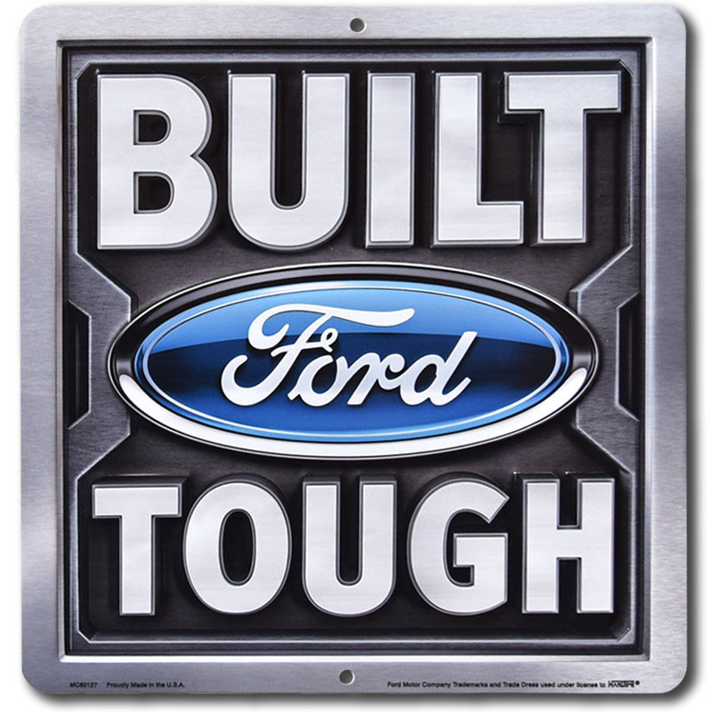 Tablica metalowa Ford Built Tough 30 cm x 29 cm