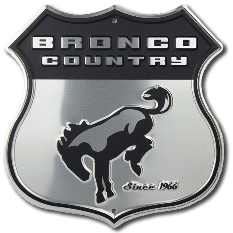 Tablica metalowa Ford Bronco Country 30 cm x 30 cm