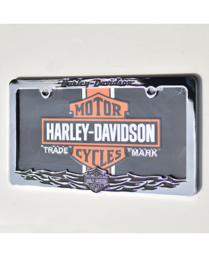 Ramka na amerykańskie tablice rejestracyjne Harley Davidson chromowana stal