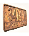 Tablica rejestracyjna USA Ohio 1948 Yellow 3114-Y