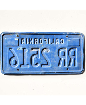 Tablica rejestracyjna USA California 1997 Blue RR 2516