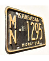 Tablica rejestracyjna USA Kansas 1968 Midway MN-1295