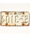 Tablica rejestracyjna USA Texas 1957 White SZ-3104