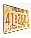 Tablica rejestracyjna USA Indiana 1980 George Rogers Clark 41B2800