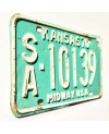 Tablica rejestracyjna USA Kansas 1970 Midway Green SA-10139
