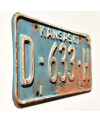 Tablica rejestracyjna USA Kansas 1967 Blue D-633-H