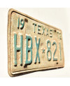 Tablica rejestracyjna USA Texas 1972 HBX-821