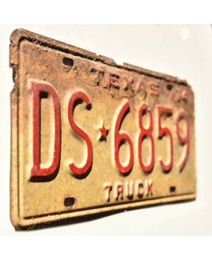 Tablica rejestracyjna USA Texas 1974 Truck DS-6859