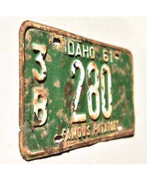 Tablica rejestracyjna USA Idaho 1961 Famous Potatoes 3B 280