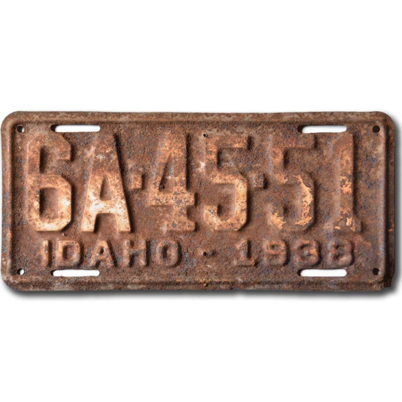 Tablica rejestracyjna USA Idaho 1938 6A-45-51