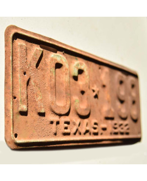 Tablica rejestracyjna USA Texas 1932 Rusty K03-198