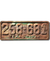 Tablica rejestracyjna USA Texas 1932 Rusty 258-681