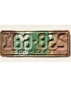 Tablica rejestracyjna USA Texas 1932 Rusty 258-681