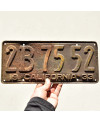 Tablica rejestracyjna USA California 1933 Rusty 2B 7552