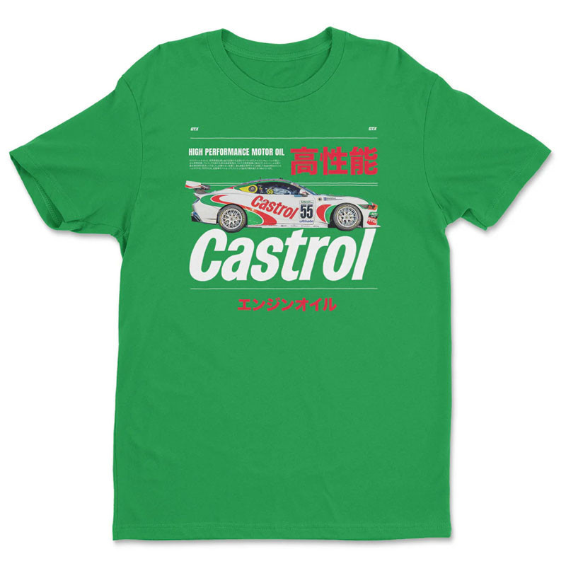 Koszulka męska Castrol Racing Car Green
