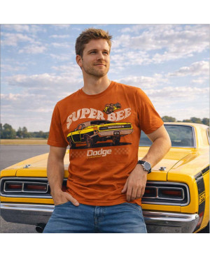 Koszulka męska Dodge Super Bee Orange