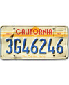 Tablica rejestracyjna USA California The Golden State 3G46246