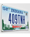 Tablica rejestracyjna USA Indiana Bridges