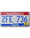 Tablica rejestracyjna USA South Dakota Faces 2FE 736