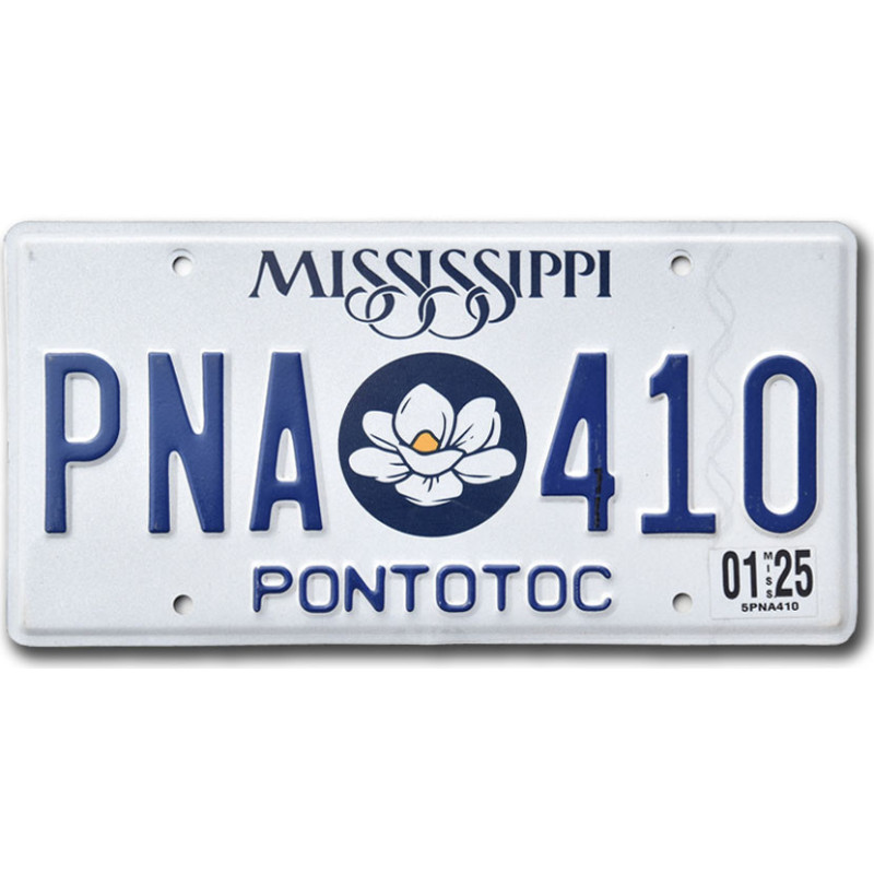 Tablica rejestracyjna USA Mississippi 2025 Magnolia PNA-410