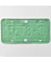 Tablica rejestracyjna US Virgin Island 1975 Green C-8737