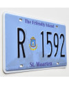 Tablica rejestracyjna St. Maarten The Friendly Island R 1592