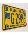 Tablica rejestracyjna USA Alaska 1971 North To The Future G 2986