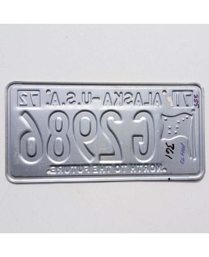 Tablica rejestracyjna USA Alaska 1971 North To The Future G 2986