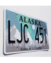 Tablica rejestracyjna USA Alaska Aurora Borealis LJC 451