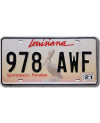 Tablica rejestracyjna USA Louisiana Sportsman´s Paradise 978 AWF