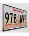 Tablica rejestracyjna USA Louisiana Sportsman´s Paradise 978 AWF