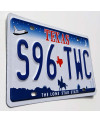 Tablica rejestracyjna USA Texas S96 TWC