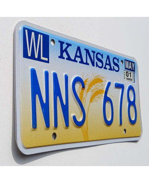 Tablica rejestracyjna USA Kansas Wheat NNS 678