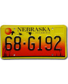 Tablica rejestracyjna USA Nebraska Sandhill Crane 68-G192