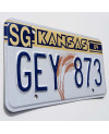 Tablica rejestracyjna USA Kansas 1989 Wheat GEY 873