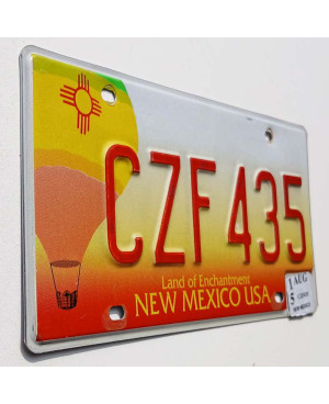 Tablica rejestracyjna USA New Mexico Balloon CZF 435