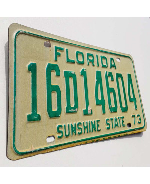 Tablica rejestracyjna Florida 1973 Sunshine State 16D14604