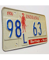 Tablica rejestracyjna USA Indiana Heritage State 98L 63
