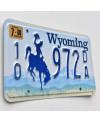 Tablica rejestracyjna USA Wyoming Blue Bronco 10-972DA