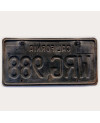 Tablica rejestracyjna USA California Black WRG 988