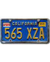 Tablica rejestracyjna USA California Blue 565 XZA