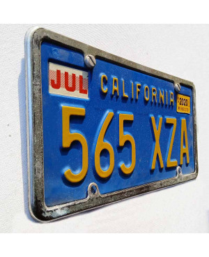 Tablica rejestracyjna USA California Blue 565 XZA