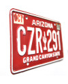 Tablica rejestracyjna USA Arizona Red Cactus CZR 291