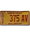 Tablica rejestracyjna USA Illinois 1988 Antique 375 AV