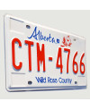 Kanadyjska tablica rejestracyjna Alberta Wild Rose CTM-4766
