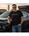 Koszulka męska Dodge Fratzog logo Black