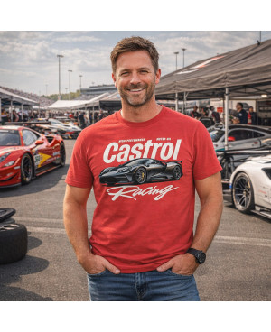 Koszulka męska Castrol Racing High Performance Red