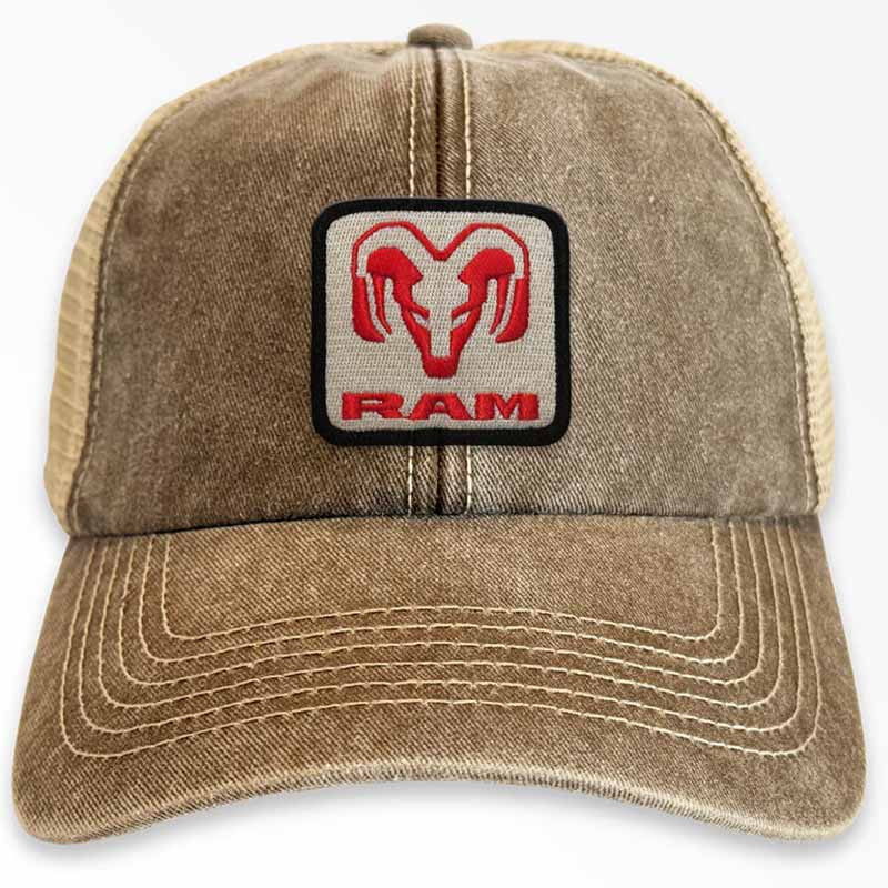 Czapka z daszkiem RAM Vintage Trucker Brown