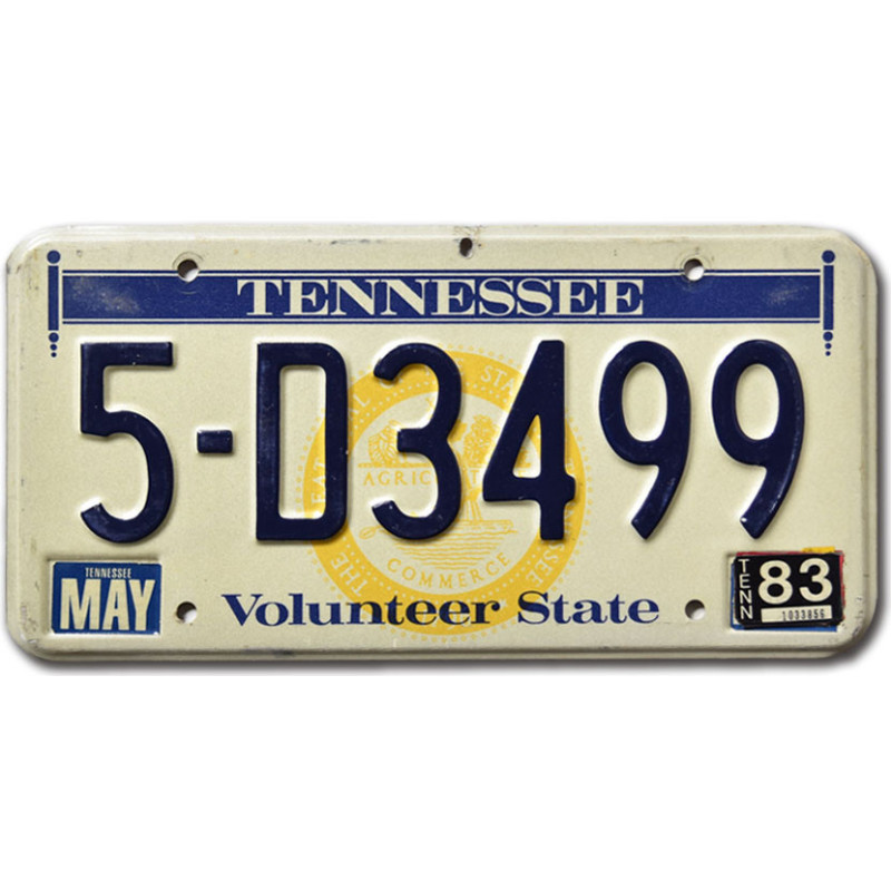 Tablica rejestracyjna USA Tennessee Volunteer State Seal